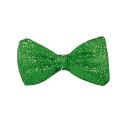 5in. Dark Green Glitter Bow Ties (12)